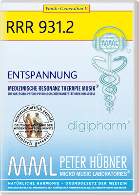 Peter Hübner - ENTSPANNUNG<br>RRR 931 • Nr. 2