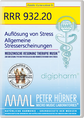 Peter Hübner - AUFLÖSUNG VON STRESS<br>RRR 932 • Nr. 20