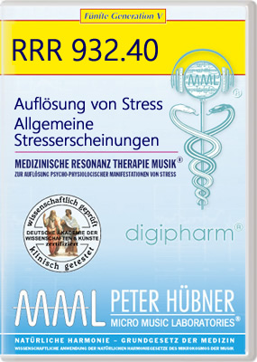 Peter Hübner - AUFLÖSUNG VON STRESS<br>RRR 932 • Nr. 40